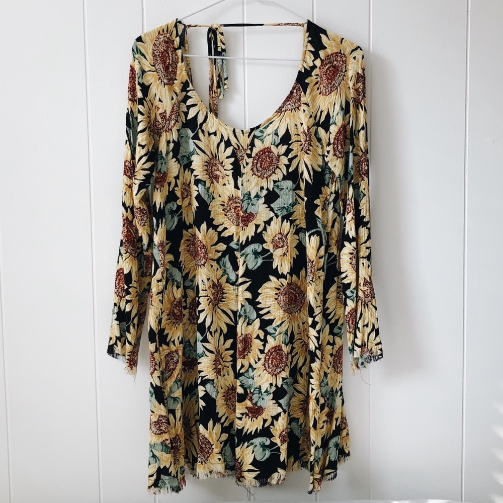 UO Boho Summer Sunflower Dress